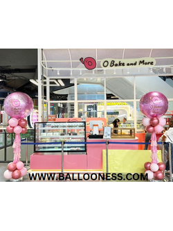 เสาตั้งลูกโป่งเปิดร้านใหม่ ขนาด 36นิ้ว 2เสา