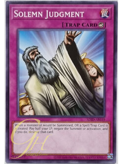 Yugioh [SDID-AE039] Solemn Judgment (Common)