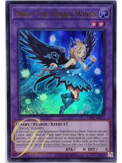 Yugioh [CR01-AES22] Hugin the Runick Wings (Ultra Rare)