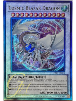 Yugioh [CR01-AE015] Cosmic Blazar Dragon (Ultimate Rare)