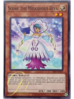 Yugioh [CR04-AE028] Score the Melodious Diva (Common)