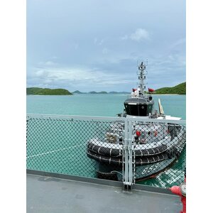 ตาข่ายเชือกถักตาข่ายสะพานเรือ