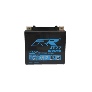 RR Battery JTZ7 (12V 7AH) High CCA แบตเตอรี่สำหรับมอเตอร์ไซค์ (แบตมอไซ)