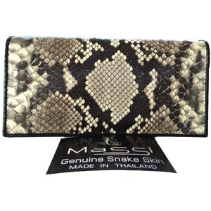 กระเป๋าสตางค์หนังงู 2พับยาว