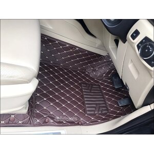 พรมปูพื้นรถยนต์ 6D BMW X1 F48 (ปี2016-20) พรมหนัง6D เกรดA 12มิล เต็มคัน 3ชิ้น