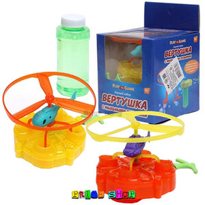 ของเล่น เป่าฟอง เฮลอคอปเตอร์ บินได้ แบบเชือกดึง TYBL-1062