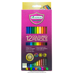 ดินสอสี MASTERART 12 สี แบบยาว