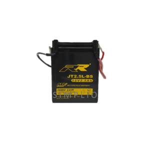 RR Battery JT2.5L-BS (12V 2.5AH) High CCA แบตเตอรี่สำหรับมอเตอร์ไซค์ (แบตมอไซ)