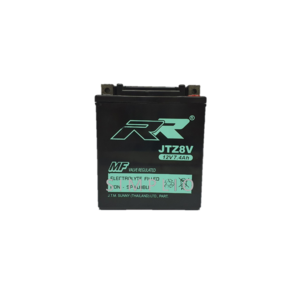 RR Battery JTZ8V (12V 7.4AH) แบตเตอรี่สำหรับมอเตอร์ไซค์ (แบตมอไซ)
