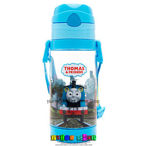 กระติกน้ำแบบหลอดดูด มีสายสะพาย ลาย โทมัส