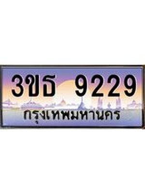 เลขทะเบียน 9229, ป้ายประมูล – 3ขธ 9229,เลขสวยเหนือระดับ ในราคาพิเศษ, 3ขธ 9229
