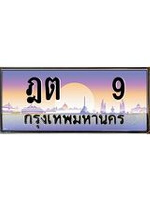.ทะเบียนรถ 9 เลขประมูล ทะเบียนสวย ฎต 9