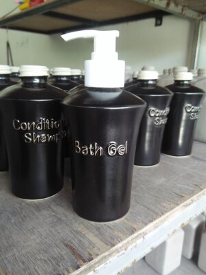ขวดเซรามิค แบบหัวปั้ม Bath Gel