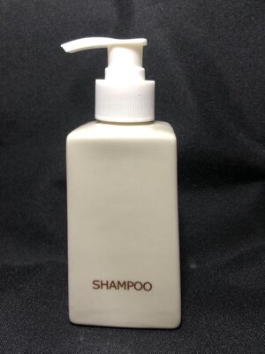 ขวด Shampoo ทรงเหลี่ยม หัวปั้ม