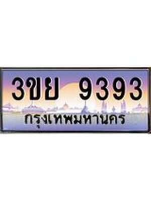 2. มีโชค มีดี ทะเบียนรถ 9393 เลขประมูล ทะเบียนสวย 3ขย 9393 จากกรมขนส่ง,3ขย 9393