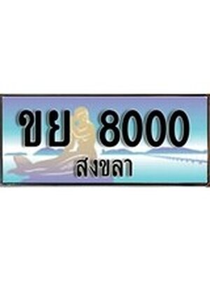 ทะเบียนสงขลา,สงขลา 8000,ป้ายประมูล, - ขย 8000 สงขลา,ป้ายประมูลสงขลา