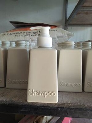 ขวด ทรงเหลี่ยม แบบหัวปั้ม