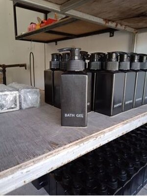 ขวดเซรามิค แบบหัวปั้ม Bath Gel