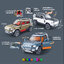 รถของเล่น SUV OFF ROAD CAR 93681