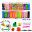 ดินเบา 12 สี โทนสีอ่อน ขนาด 10 กรัม แบบแพ็ค 12 ชุด