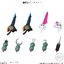 SHODO-X Kamen Rider 11 (Set of 10) (Shokugan)