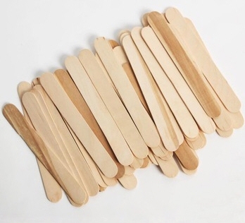 ไม้ไอติมสีธรรมชาติ ขนาด 65 มม. สำหรับงานประดิษฐ์ D.I.Y.