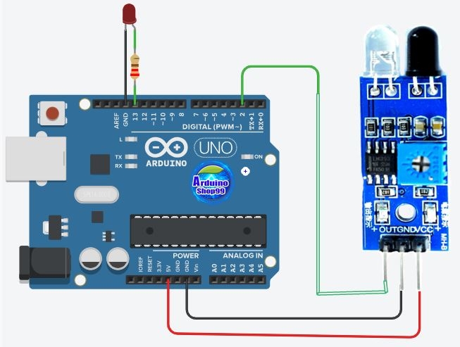 เซนเซอร์อินฟาเรด Infrared Obstacle Avoidance Sensor Module