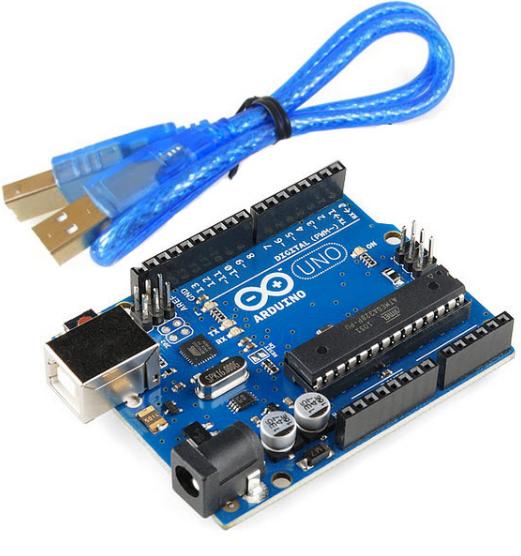 บอร์ด Arduino UNO พร้อมสายUSB และเคส