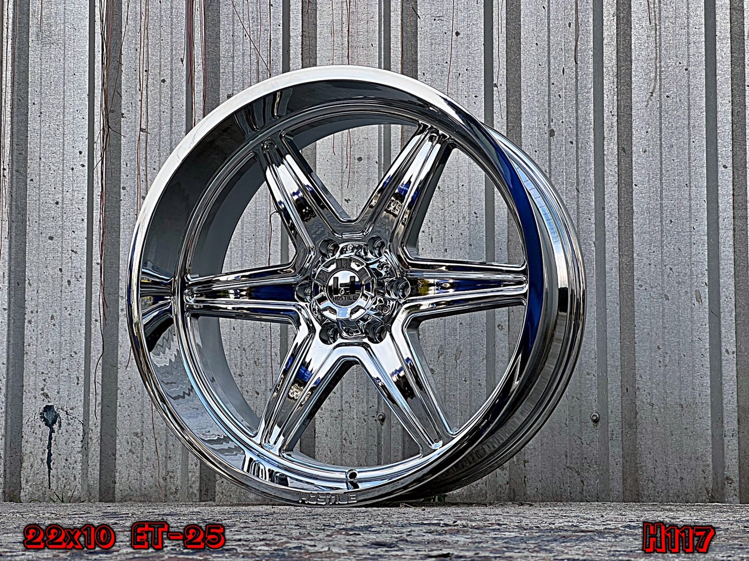 HOSTILE H117 ขอบ22 ล้อแท้ HOSTILE ต้อง STEP9 เท่านั้น