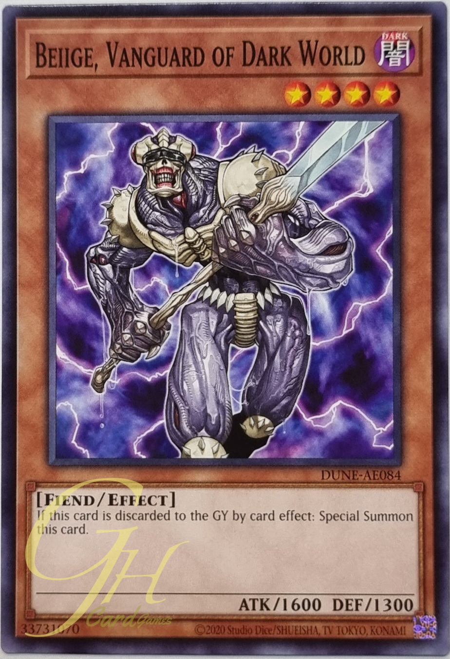 Yugioh [DUNE-AE084] Beiige, Vanguard of Dark World (Common)