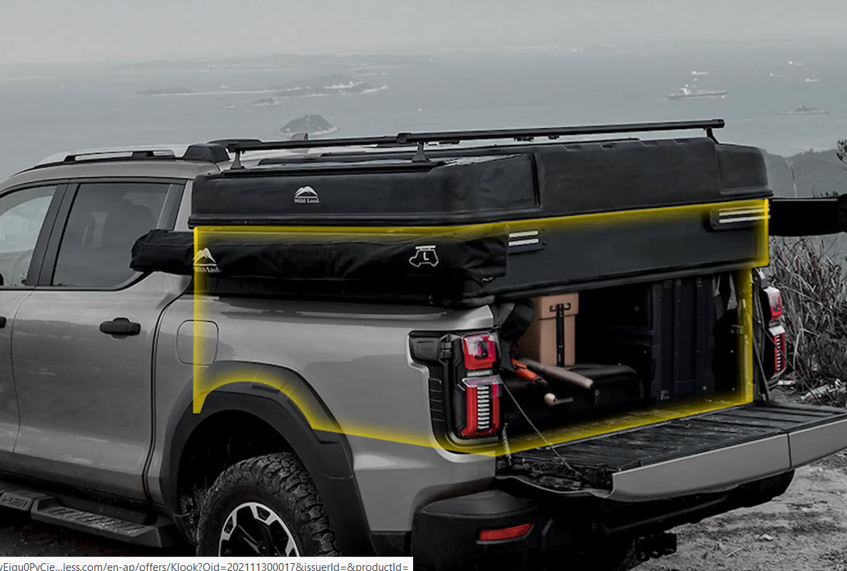 Truck Camper SAFARI CRUISER (Wildland) เต็นท์หลังคารถสุดหรู รุ่นใหม่ล่าสุด - By MaxX Equip