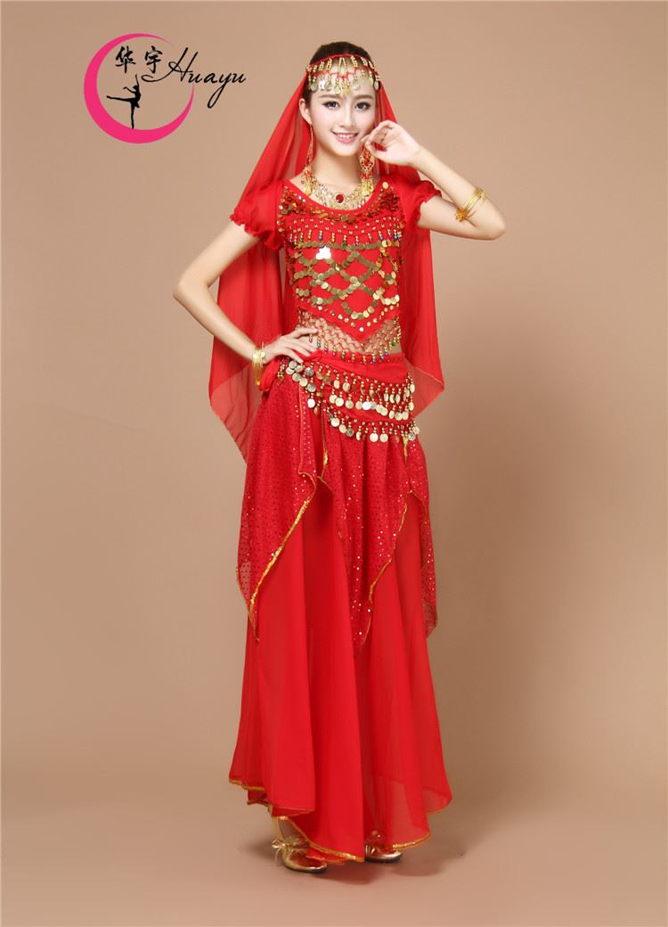 ชุดจินนี่ สีแดง แบบกระโปรง