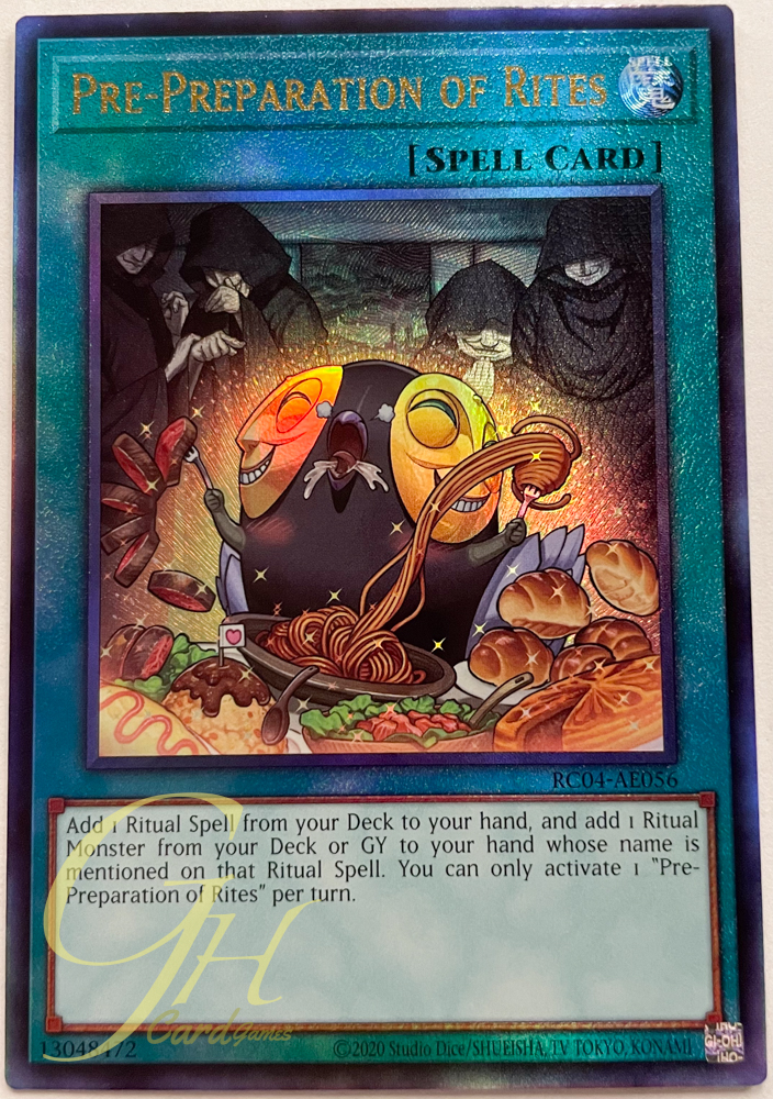 Yugioh [RC04-AE056] Pre-Preparation of Rites (Ultimate Rare)
