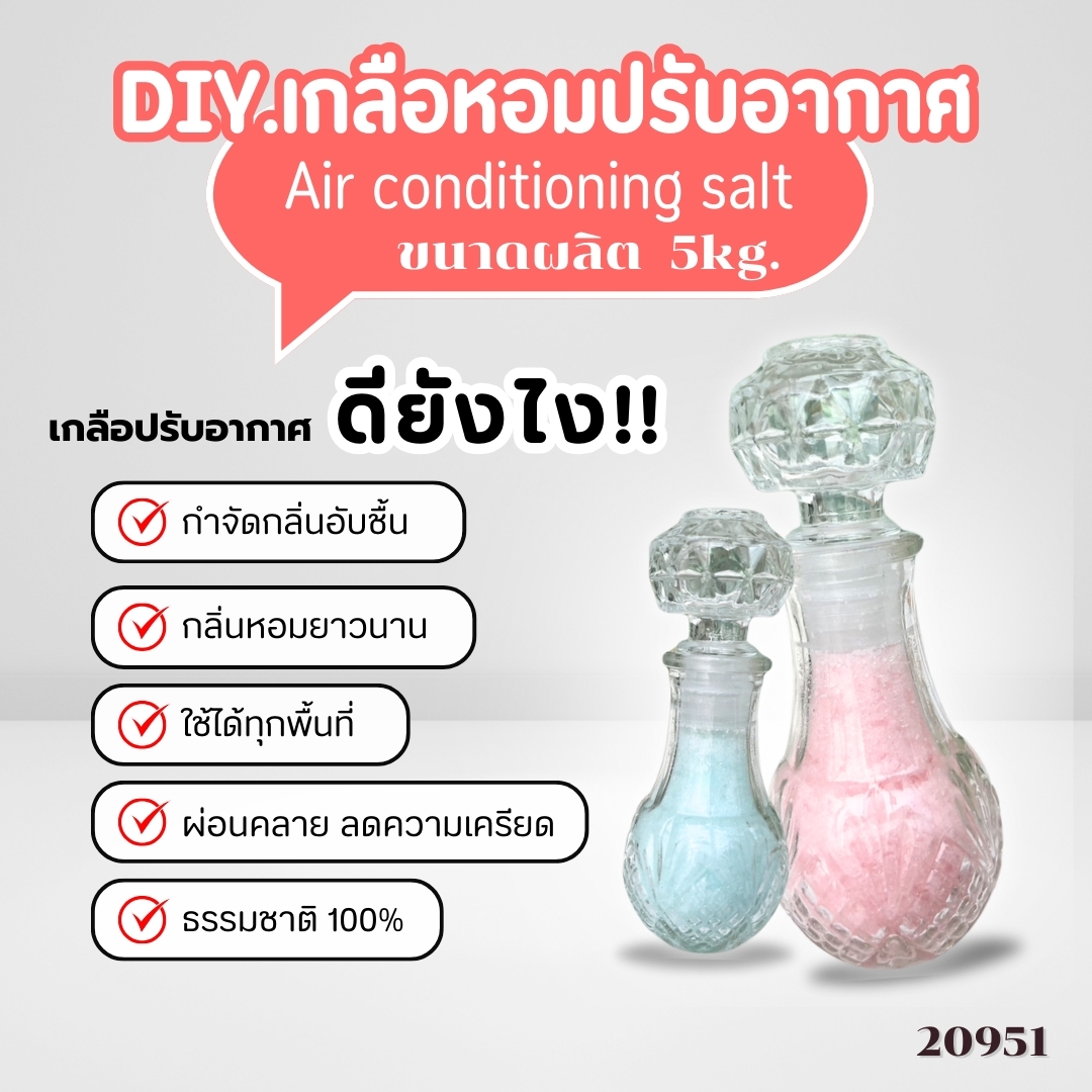 20951 ชุดทำ เกลือหอมปรับอากาศ-5kg
