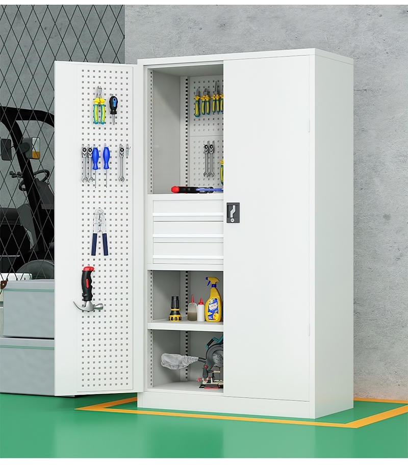 ตู้เก็บเครื่องมืออเนกประสงค์ บานประตูคู่ เก็บอะไหล่ เครื่องมือช่าง รุ่น SSM-01