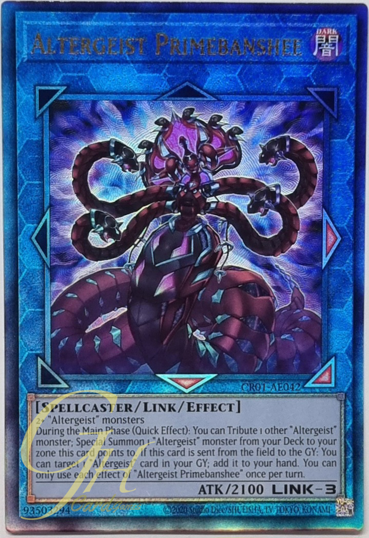 Yugioh [CR01-AE042] Altergeist Primebanshee (Ultimate Rare)