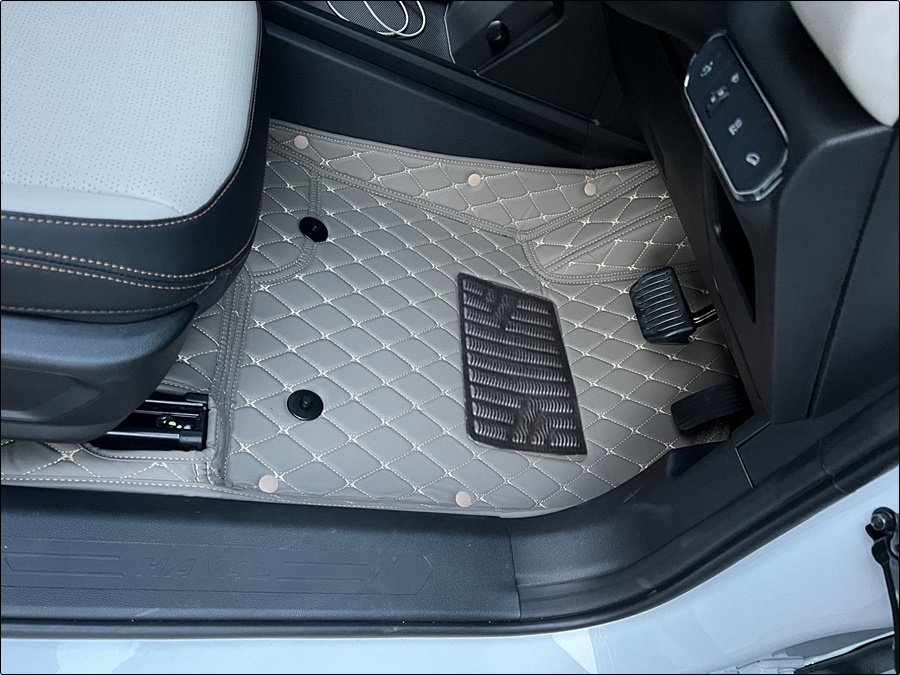 พรมปูพื้นรถยนต์ 6D GWM HAVAL JOLION HEV พรม6D เกรดA เต็มคัน รวมแผ่นท้าย ปิดเบาะ 6ชิ้น