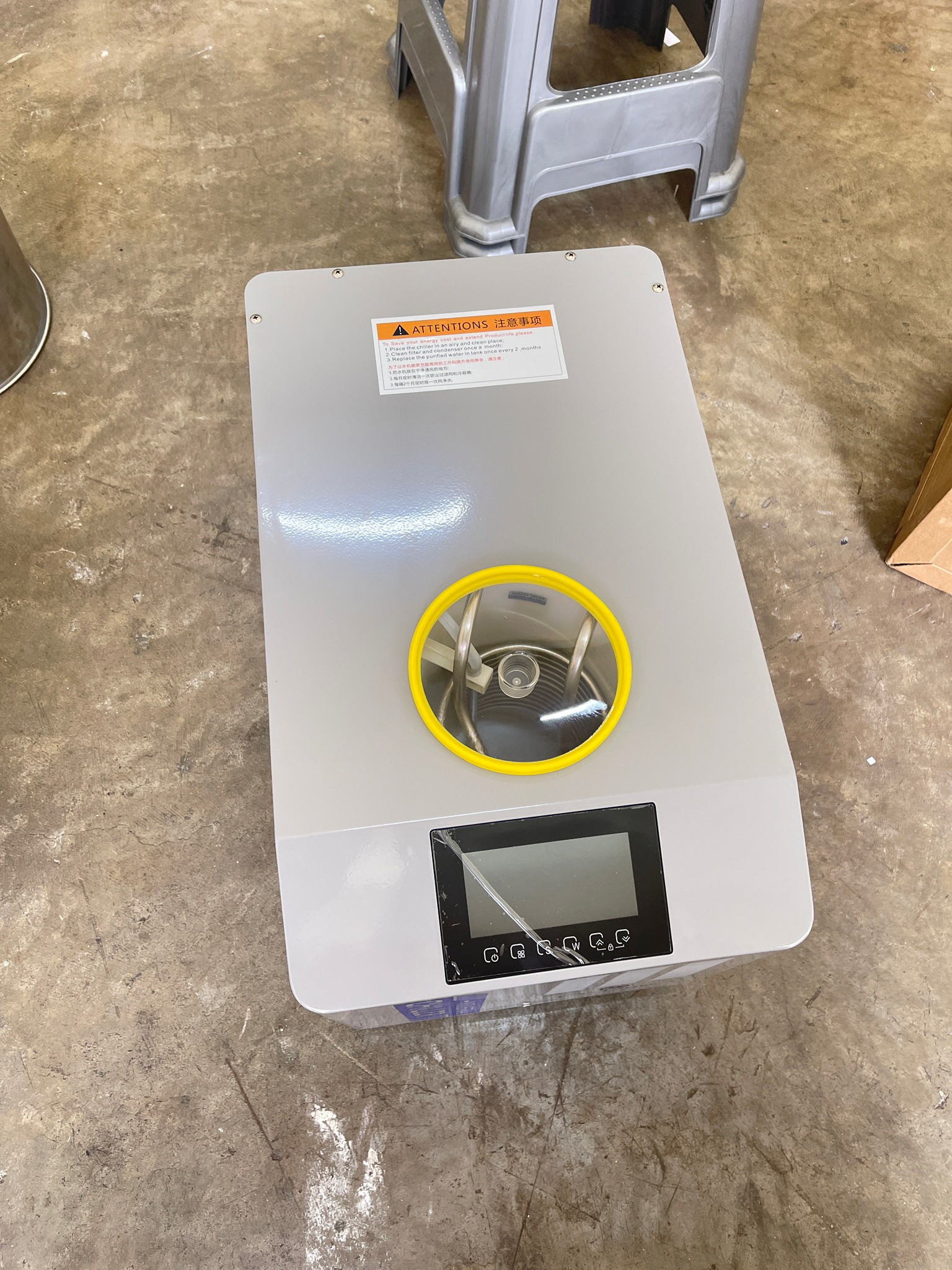 18330 เครื่องทำน้ำเย็นสำหรับเครื่องจักร เหมาะกับธุรกิจ SME chiller water CW01