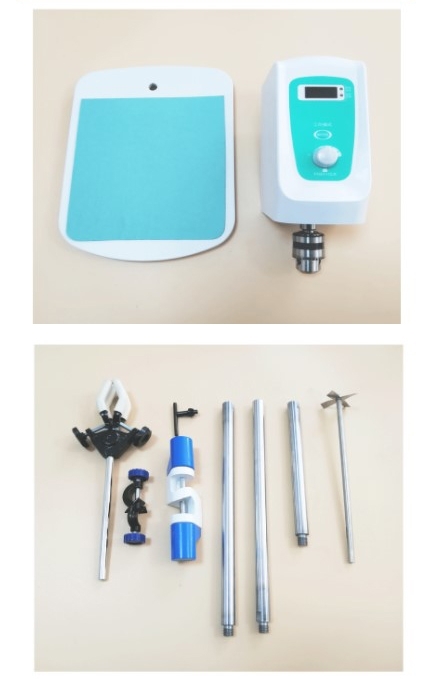 🌈12599 overhead stirrer เครื่องปั่นครีม เครื่องกวนสารละลาย JB60-SH 60W (1500r/min) 220v/50HZ จอ LED