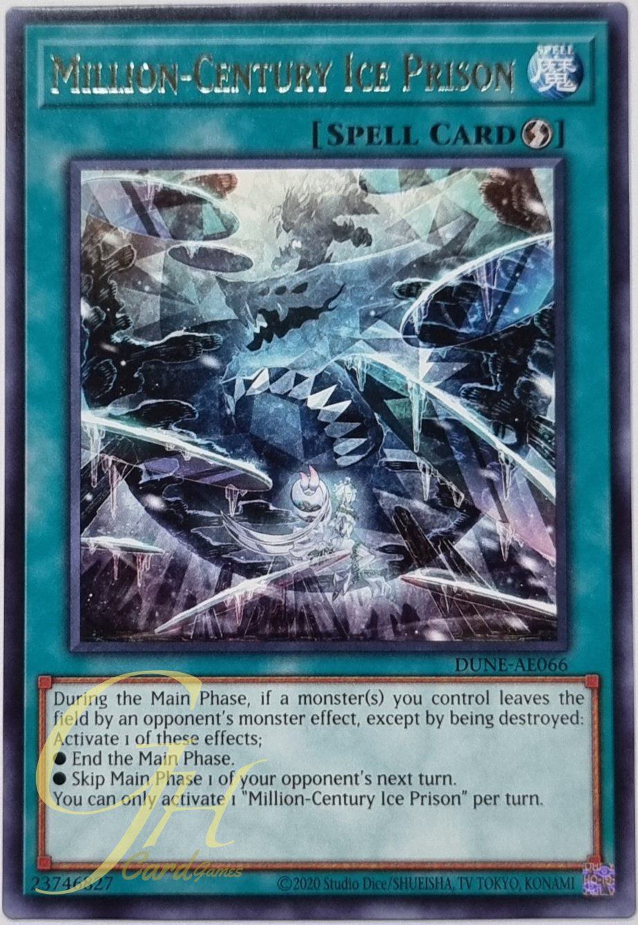 Yugioh [DUNE-AE066] Million-Century Ice Prison (Rare)