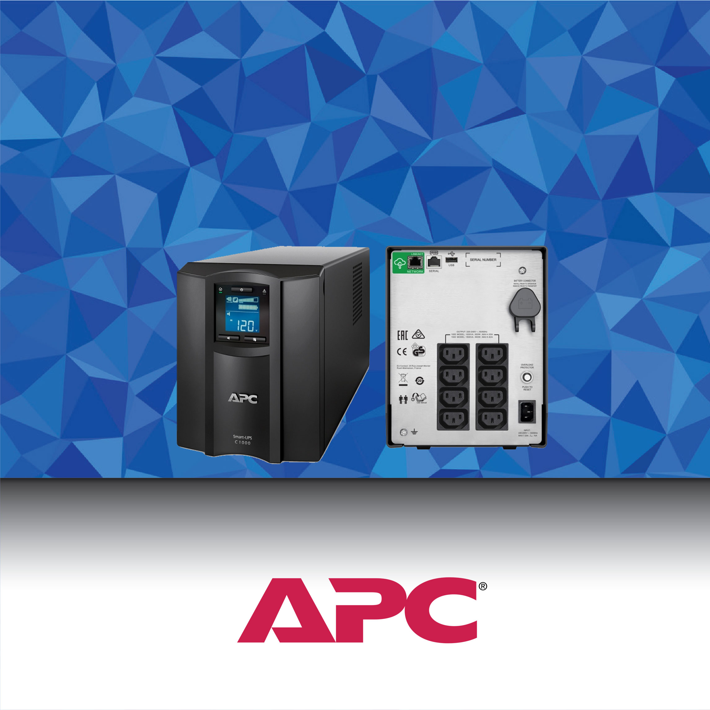 APC Smart-UPS C 1000VA with SmartConnect [P/N SMC1000IC] ขาย UPS | จำหน่าย UPS | ร้านขาย UPS
