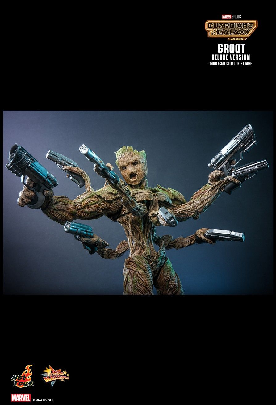HOT TOYS MMS707 Guardians of the Galaxy Vol. 3 - Groot (Deluxe Version)