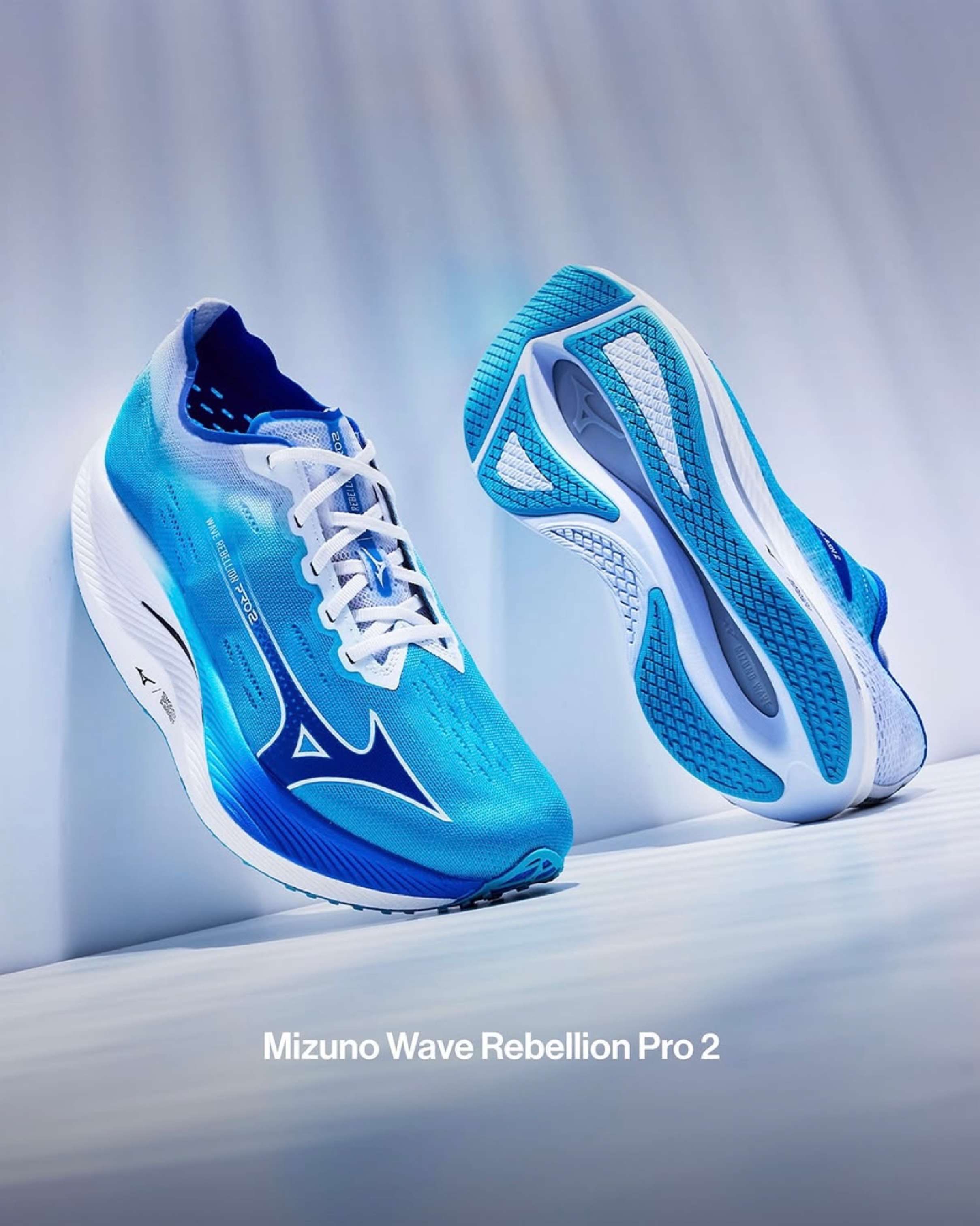 รองเท้าวิ่ง Mizuno Wave Rebellion Pro 2 ‘River Blue’ (M8/8.5/11/11.5US)
