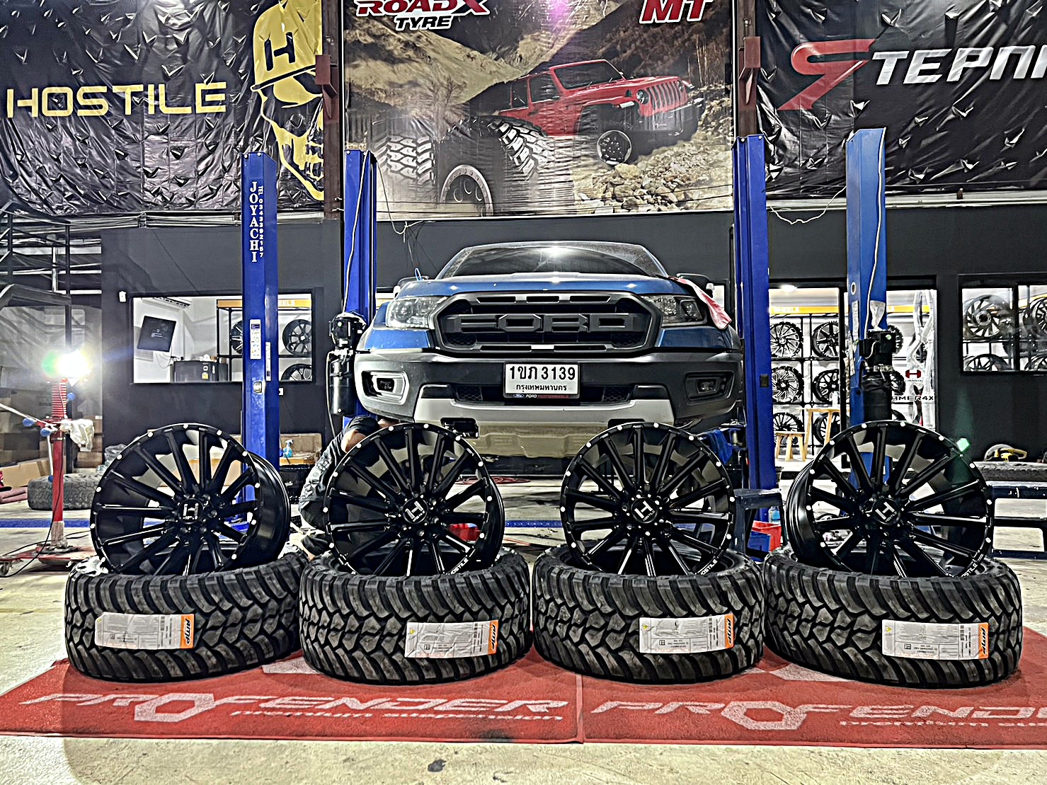 ล้อแท้ HOSTILE H123 ขอบ22 ใส่ FORD RAPTOR