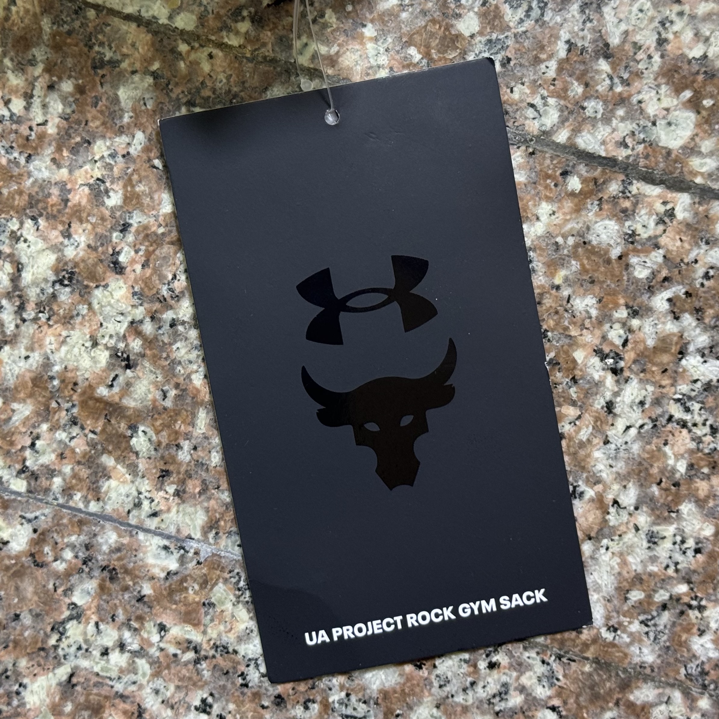 กระเป๋า Under Armour Project Rock Gym Sack ‘Grey Matter’ (19L)