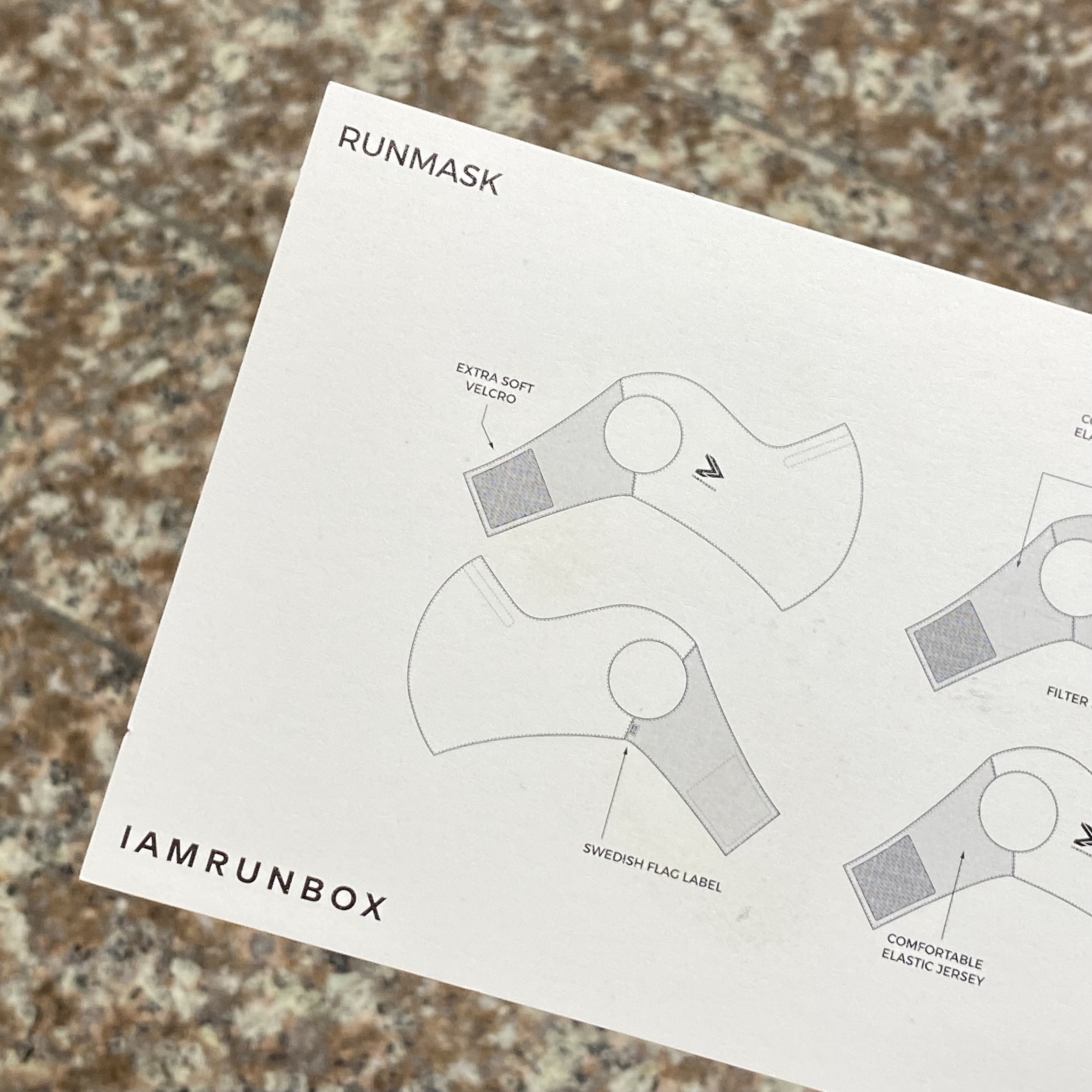 หน้ากาก วิ่ง Iamrunbox The RunMask [มีแผ่นกรองPM2.5]