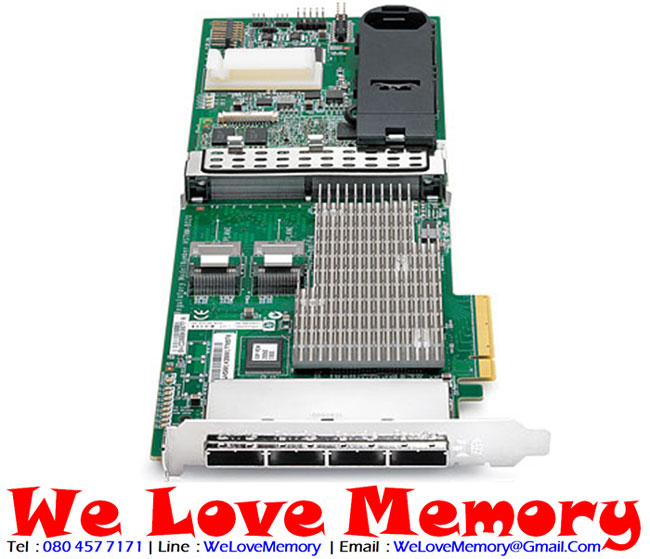 487204-B21 HP Smart Array P812/1G FBWC 2-ports Int/4-ports Ext PCIe x8 SAS Controller