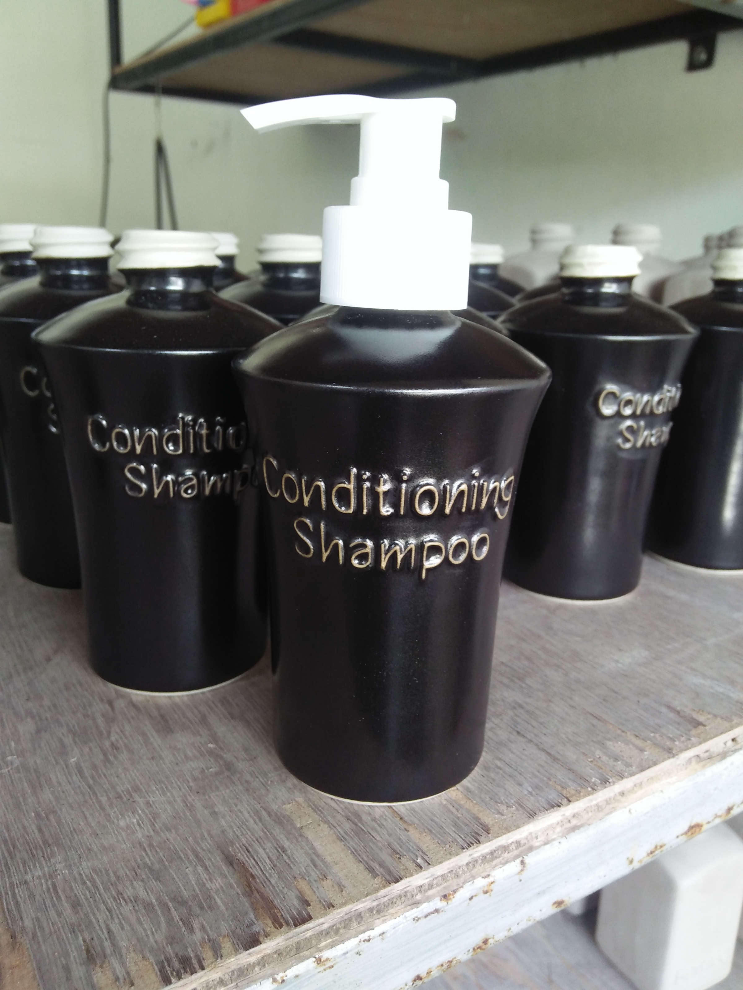 ขวดเซรามิค แบบหัวปั้ม Conditioning Shampoo