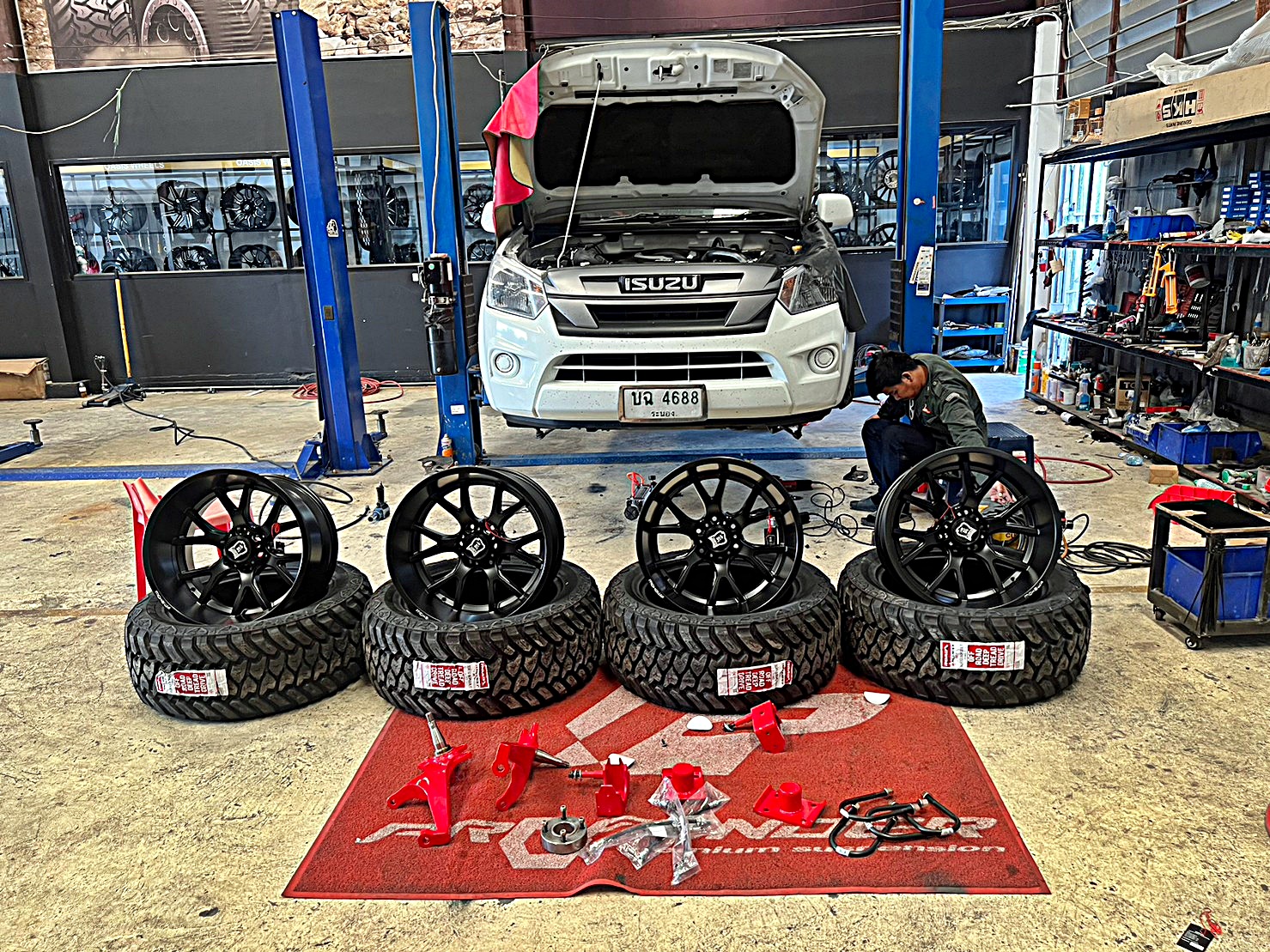 D-MAX ตัวเตี้ย ทำให้เป็นตัวสูง ทรงเมกา