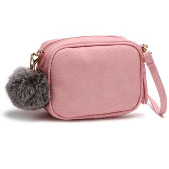 กระเป๋าสะพายข้าง mini Bag (พร้อมปอมๆ) กระเป๋าปอมๆ รุ่นYK-001